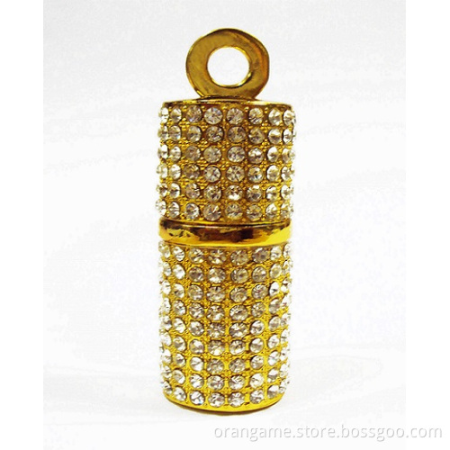 Stylish Crystal Necklace USB Flash Drive